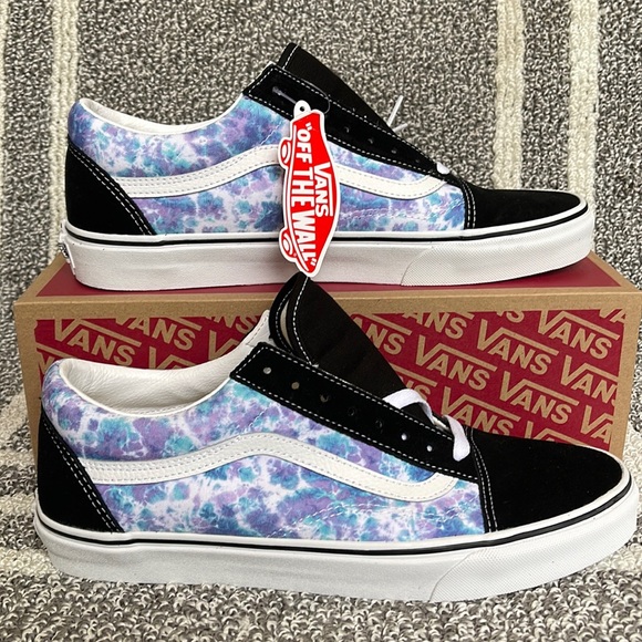 Vans Other - Vans Old Skool English Lavander Tie Dye Black MENS